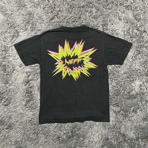 Vintage Neff Y2K Logo New York Graphic Tee T shirt Size Medium